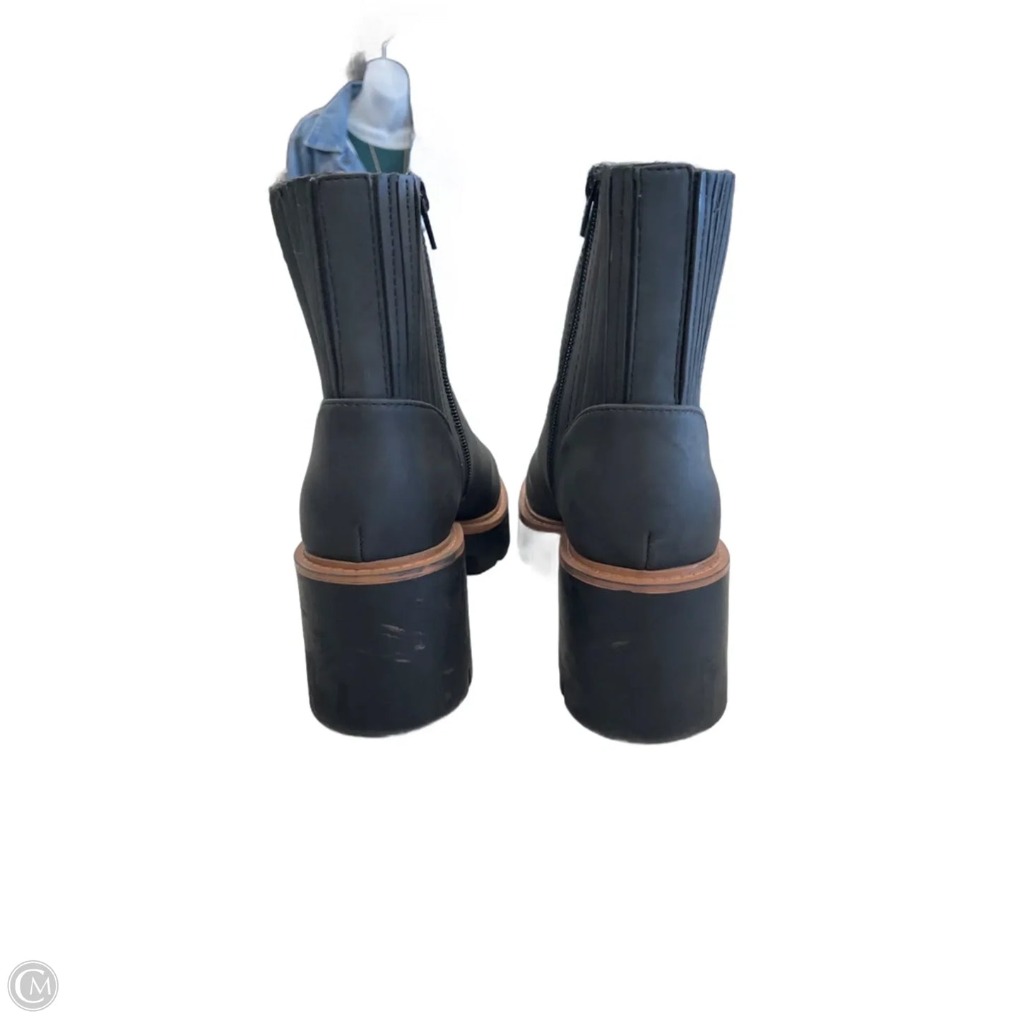 Boots Ankle Heels By Ana In Black, Size: 7