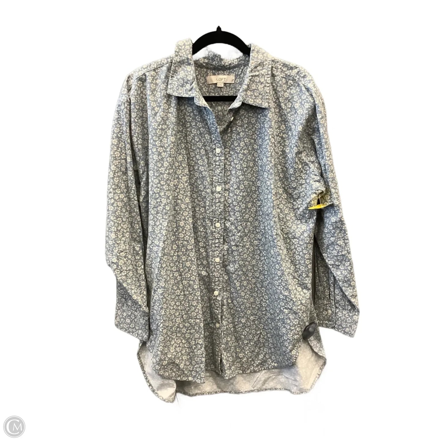 Top Long Sleeve By Loft In Floral Print, Size: Xl