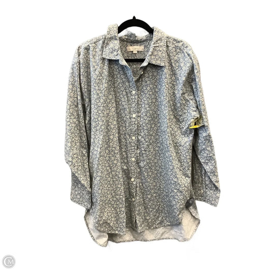 Top Long Sleeve By Loft In Floral Print, Size: Xl