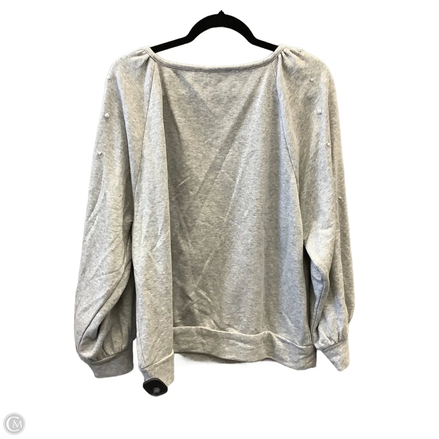 Top Long Sleeve By Loft In Grey, Size: Xl