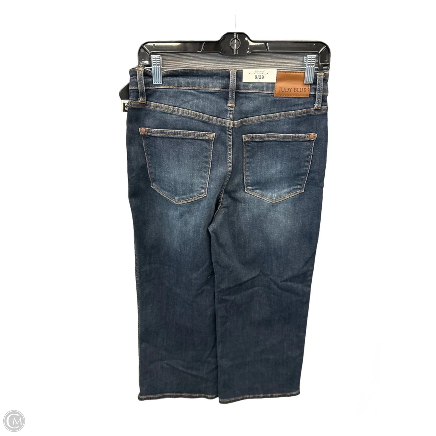 Jeans Cropped By Judy Blue In Blue Denim, Size: 8