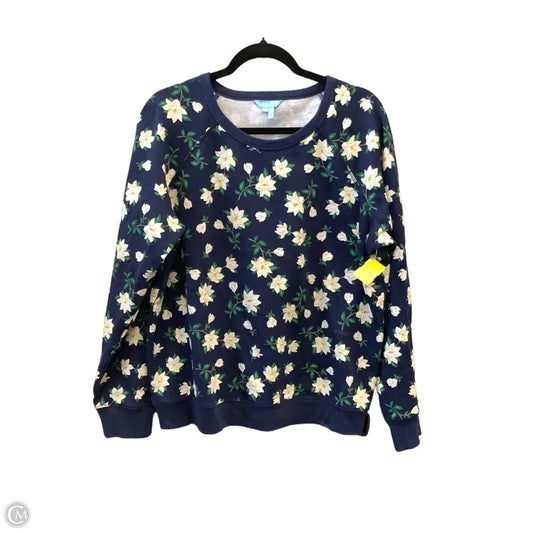 Top Long Sleeve By Draper James In Floral Print, Size: Xl