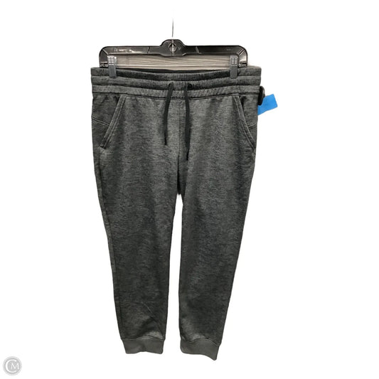 Athletic Pants By Adidas In Grey, Size: M