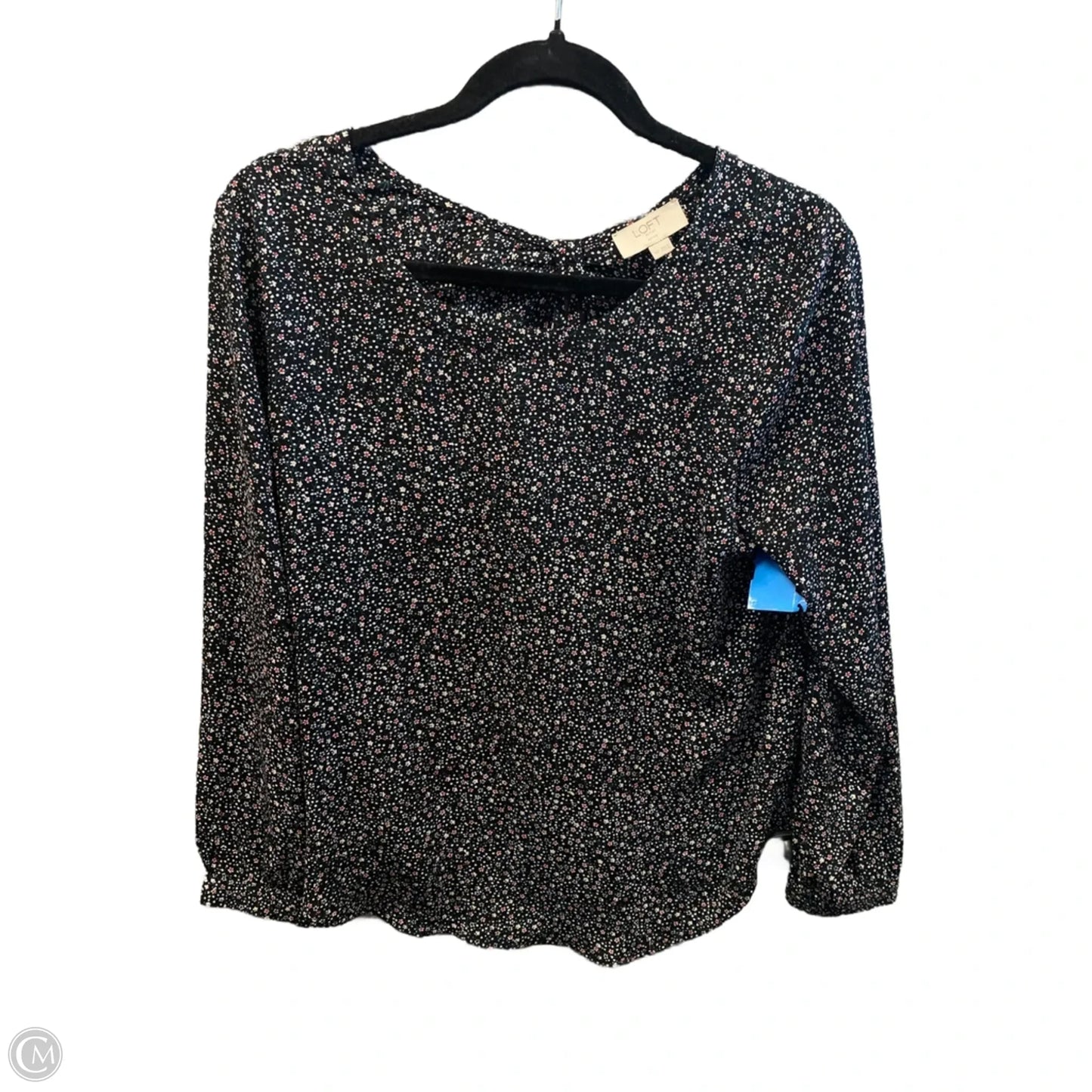 Top Long Sleeve By Loft In Floral Print, Size: M
