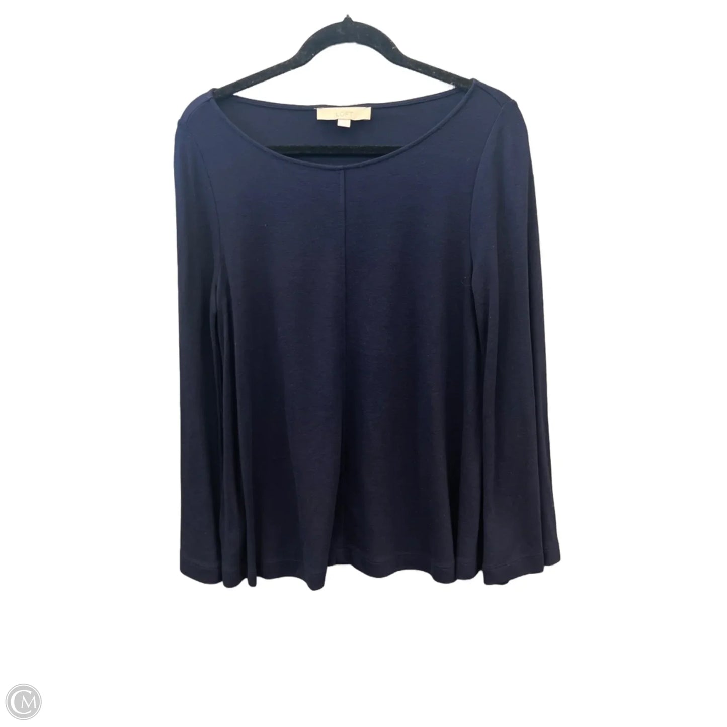 Top Long Sleeve By Loft In Blue, Size: S