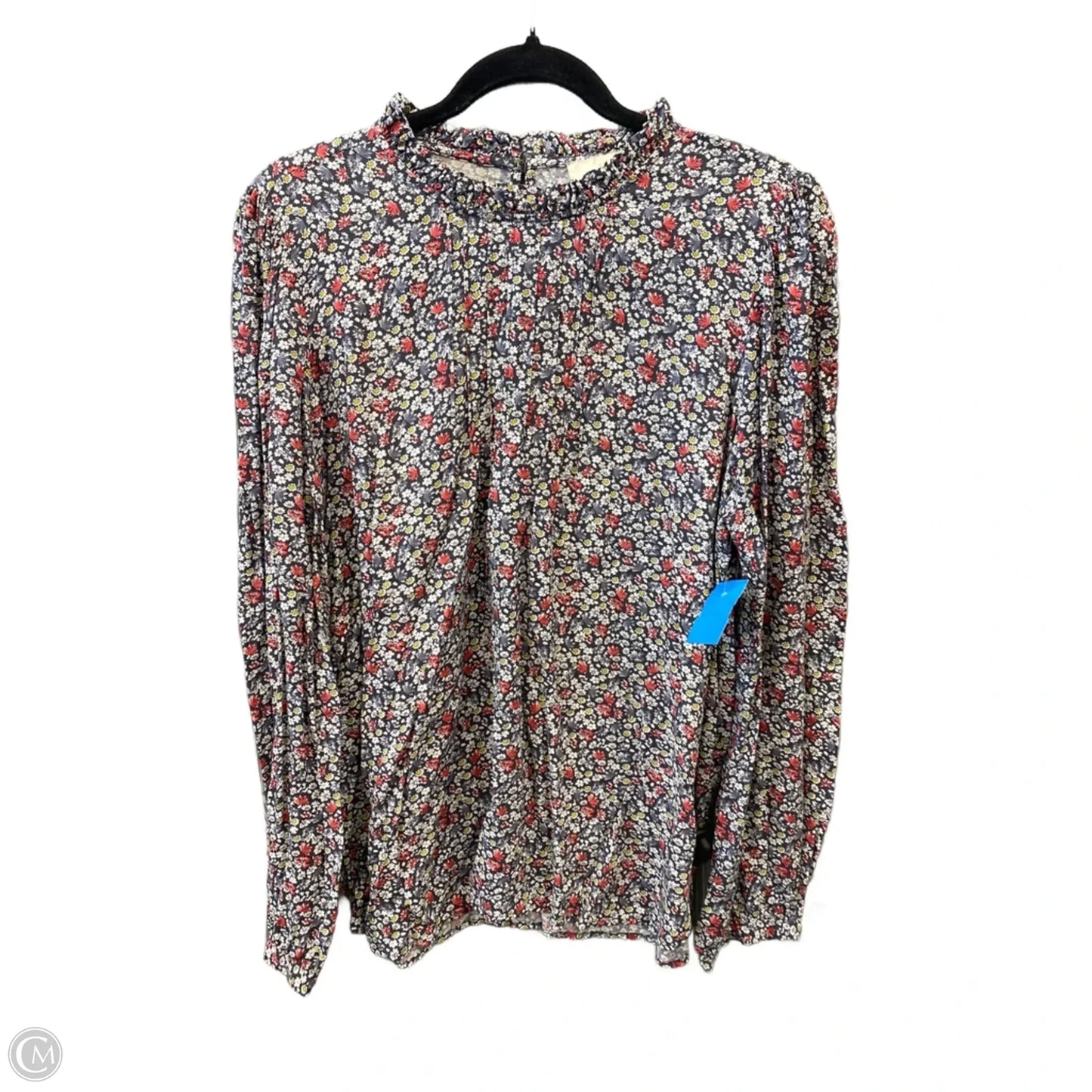 Top Long Sleeve By Loft In Ivory, Size: M