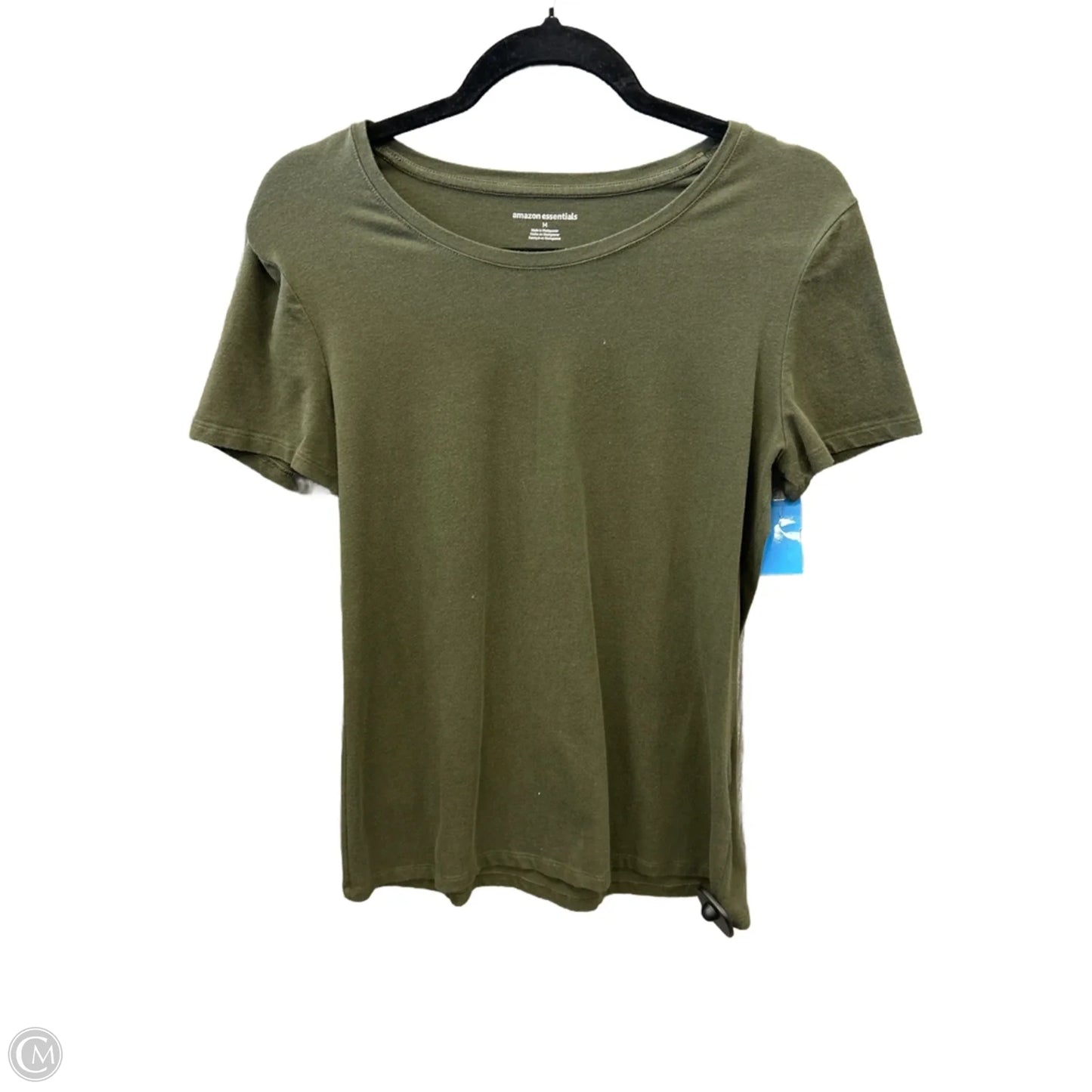 Top Short Sleeve Basic By Amazon Essentials In Green, Size: M