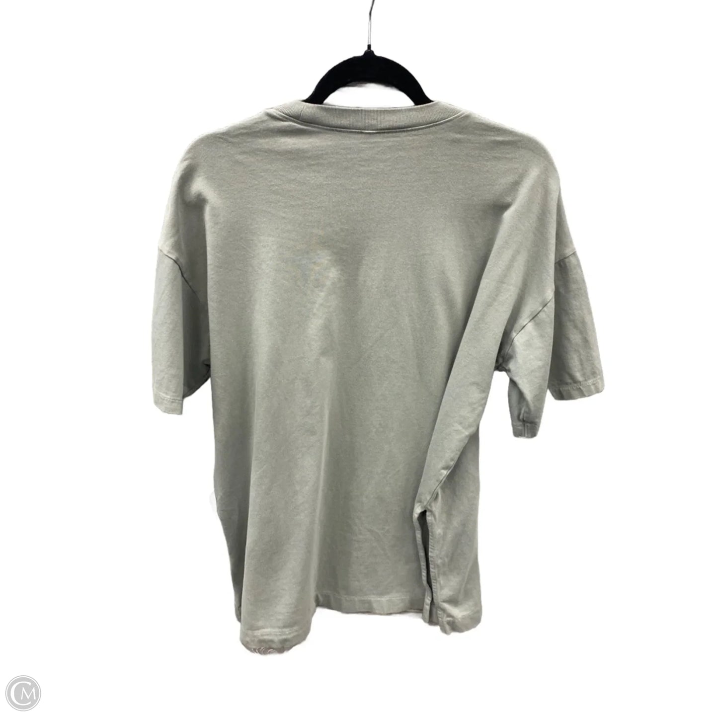 Top Short Sleeve Basic By Uniqlo In Green, Size: S