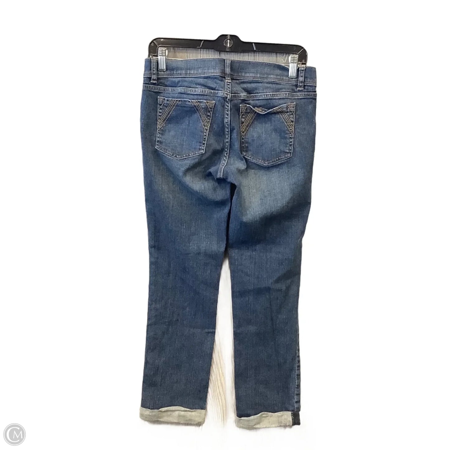 Jeans Cropped By White House Black Market In Blue Denim, Size: 4