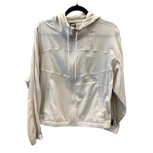 Athletic Jacket By Avia In Beige, Size: M