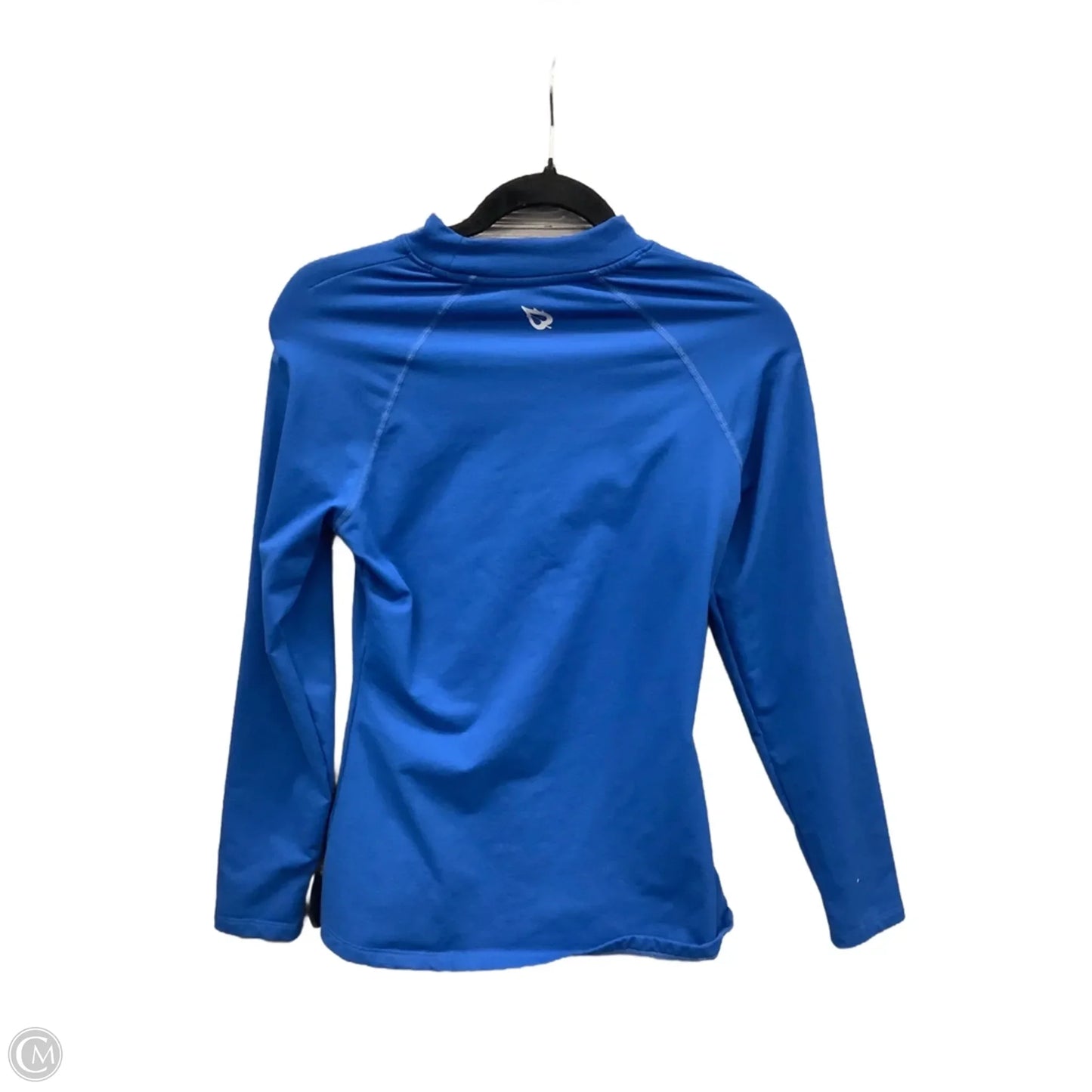Athletic Top Long Sleeve Collar By Clothes Mentor In Blue, Size: S