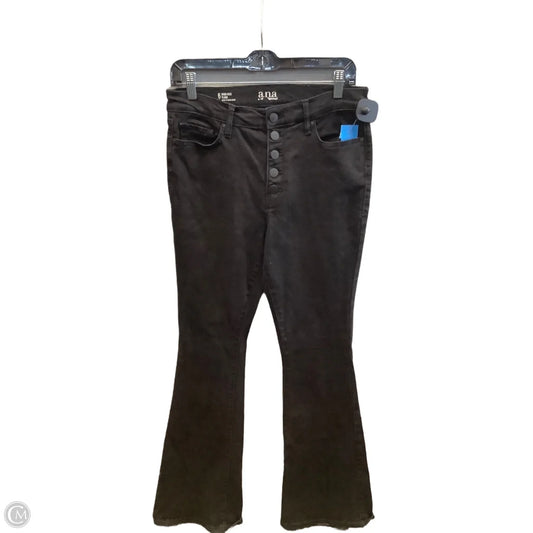 Jeans Flared By Ana In Black, Size: 6