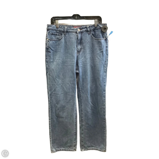 Jeans Wide Leg By Guess In Blue Denim, Size: 10