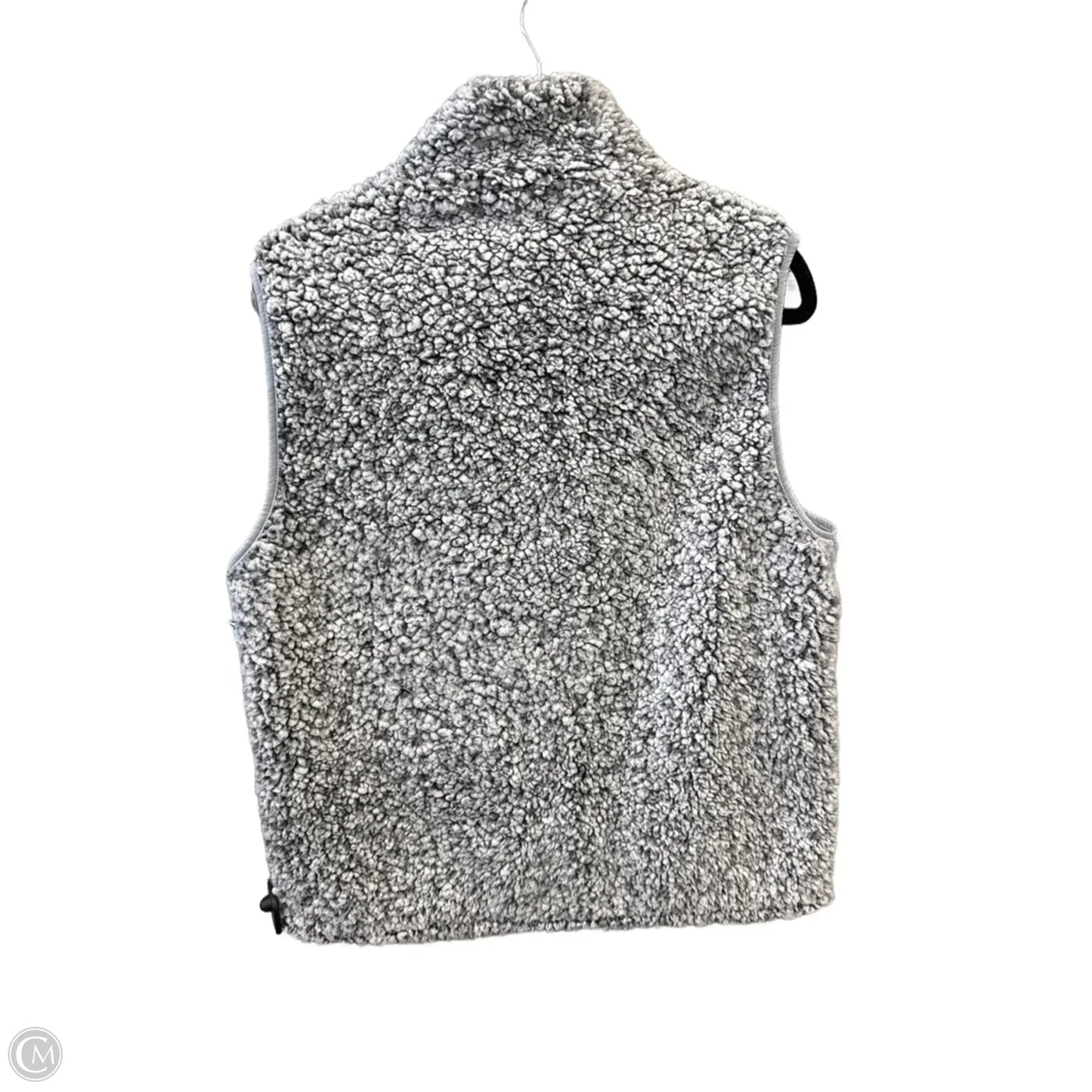 Vest Faux Fur & Sherpa By Merokeety In Grey, Size: L