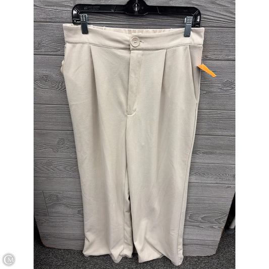 Pants Dress By Charlotte Russe In Cream, Size: 14