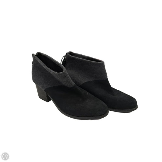 Boots Ankle Heels By Toms In Black, Size: 8.5