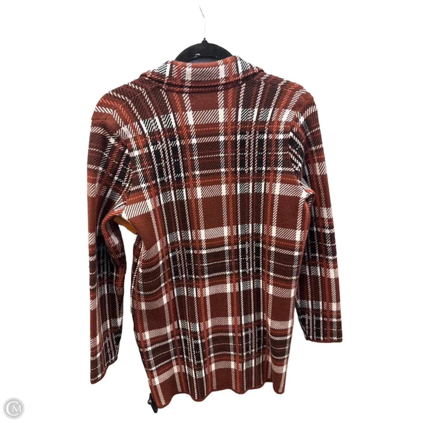 Jacket Other By Adrienne Vittadini In Plaid Pattern, Size: S