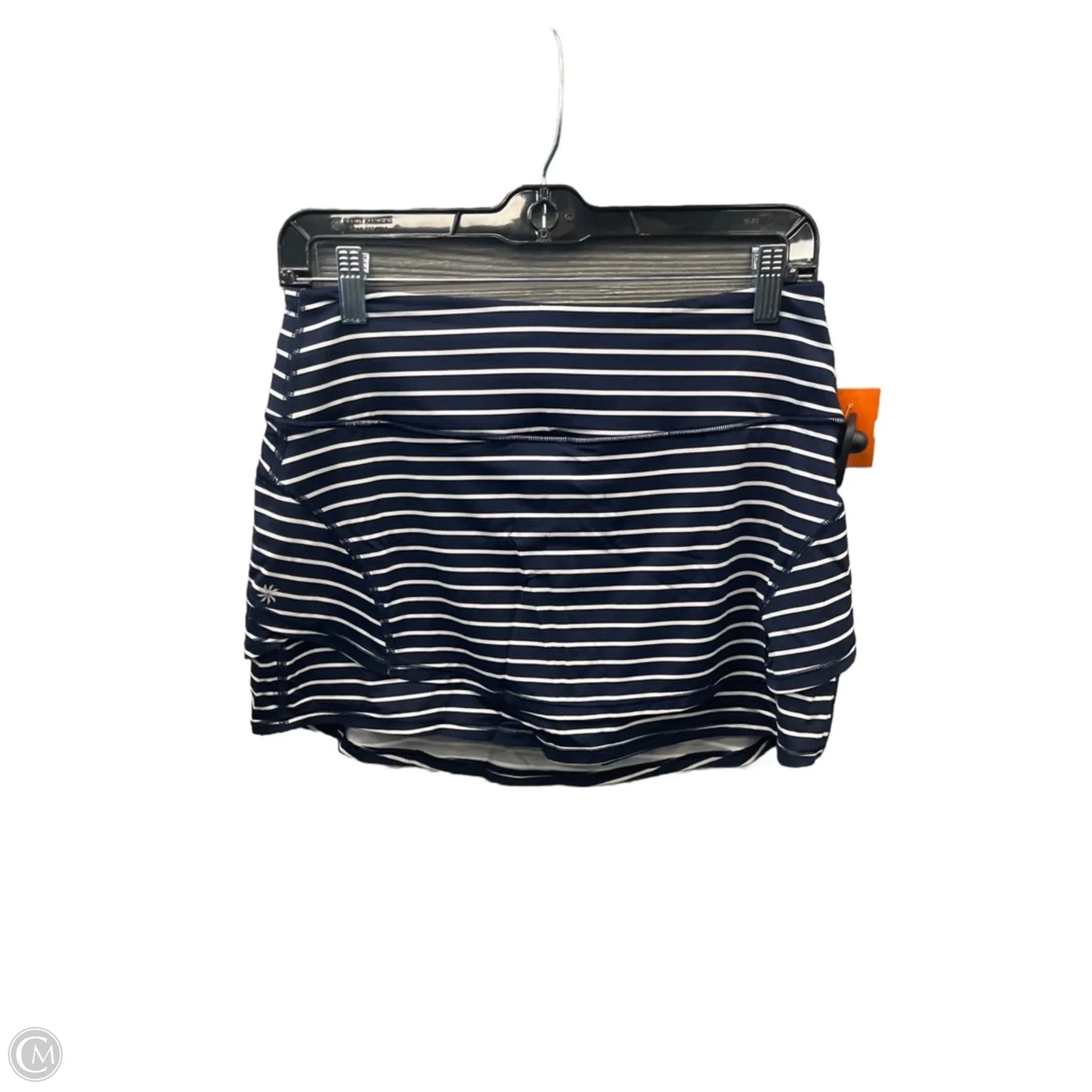 Athletic Skort By Athleta In Striped Pattern, Size: S