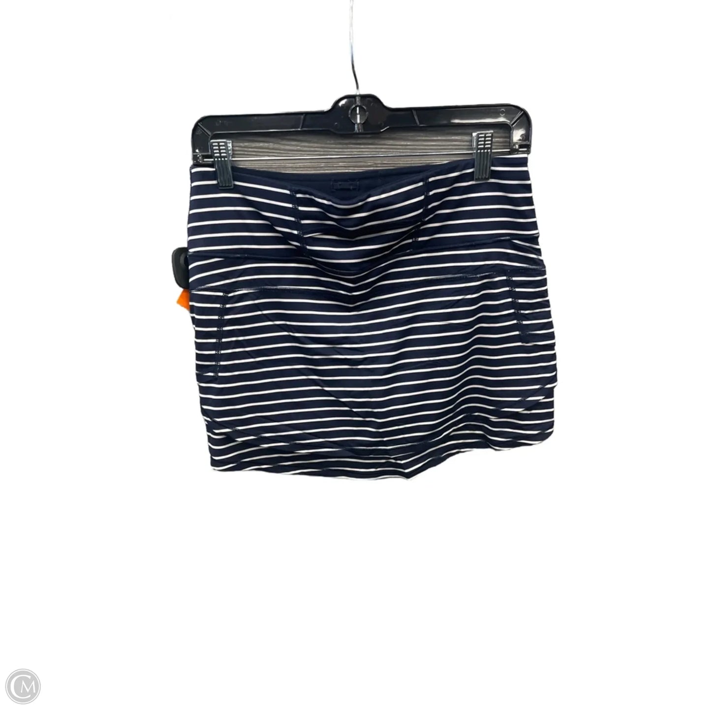 Athletic Skort By Athleta In Striped Pattern, Size: S