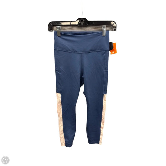 Athletic Leggings By Nike Apparel In Blue, Size: Xs