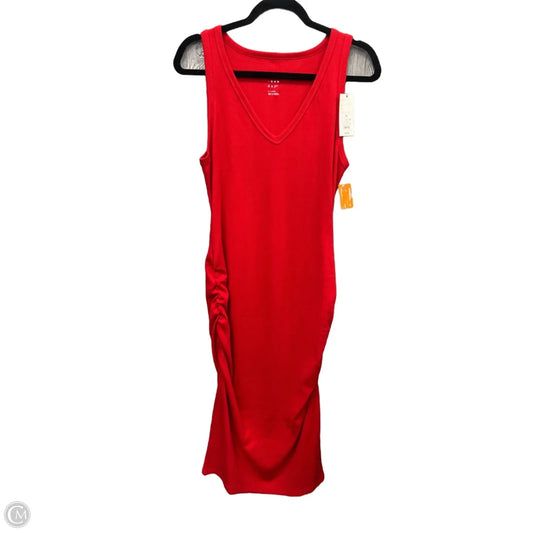 Dress Casual Maxi By A New Day In Red, Size: Xl