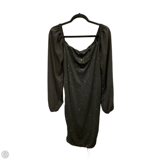 Dress Party Midi By Clothes Mentor In Black, Size: 2x