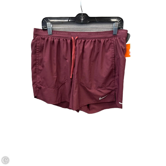 Athletic Shorts By Nike Apparel In Red, Size: L