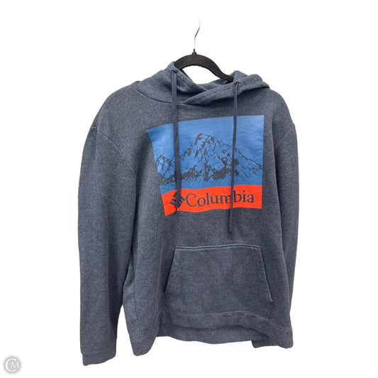 Sweatshirt Hoodie By Columbia In Blue, Size: Xl
