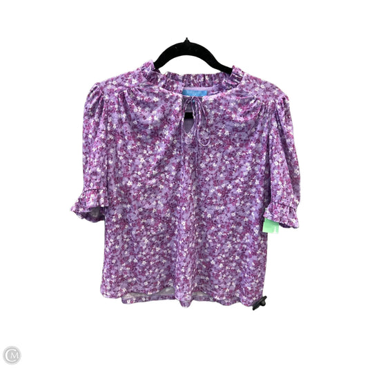Top Short Sleeve By Draper James In Purple, Size: Xs