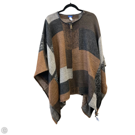 Shawl By Apt 9 In Plaid Pattern, Size: Osfm