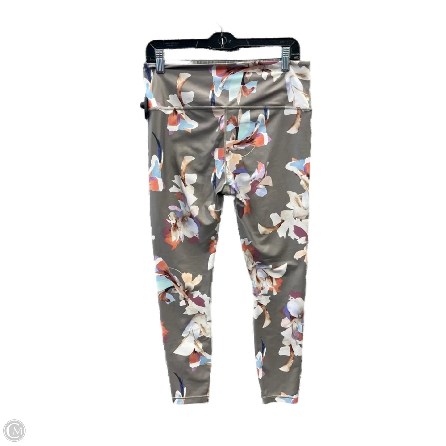 Athletic Leggings By Athleta In Floral Print, Size: L