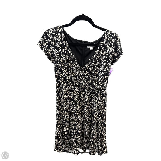 Dress Casual Midi By Loft In Black & White, Size: 2