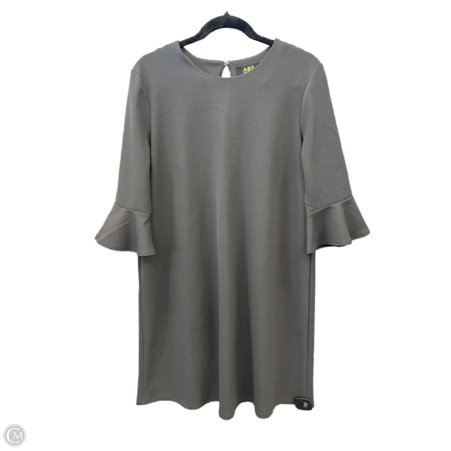 Dress Casual Midi By Abs In Grey, Size: M