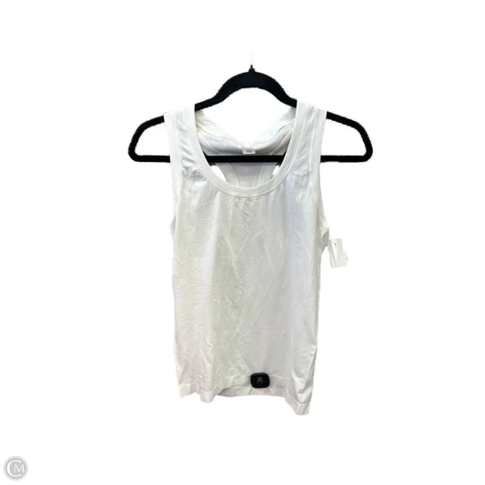 Athletic Tank Top By Clothes Mentor In White, Size: S
