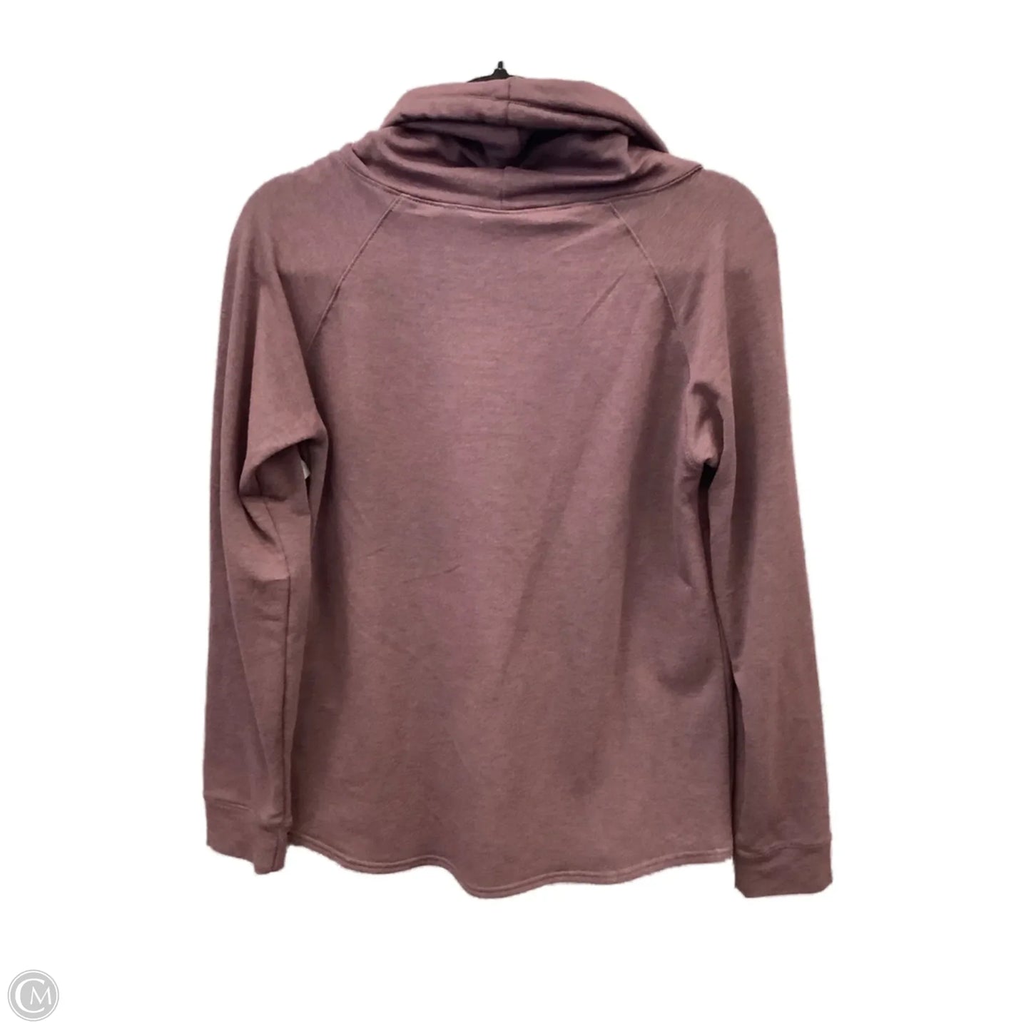 Athletic Top Long Sleeve Collar By 32 Degrees In Purple, Size: S