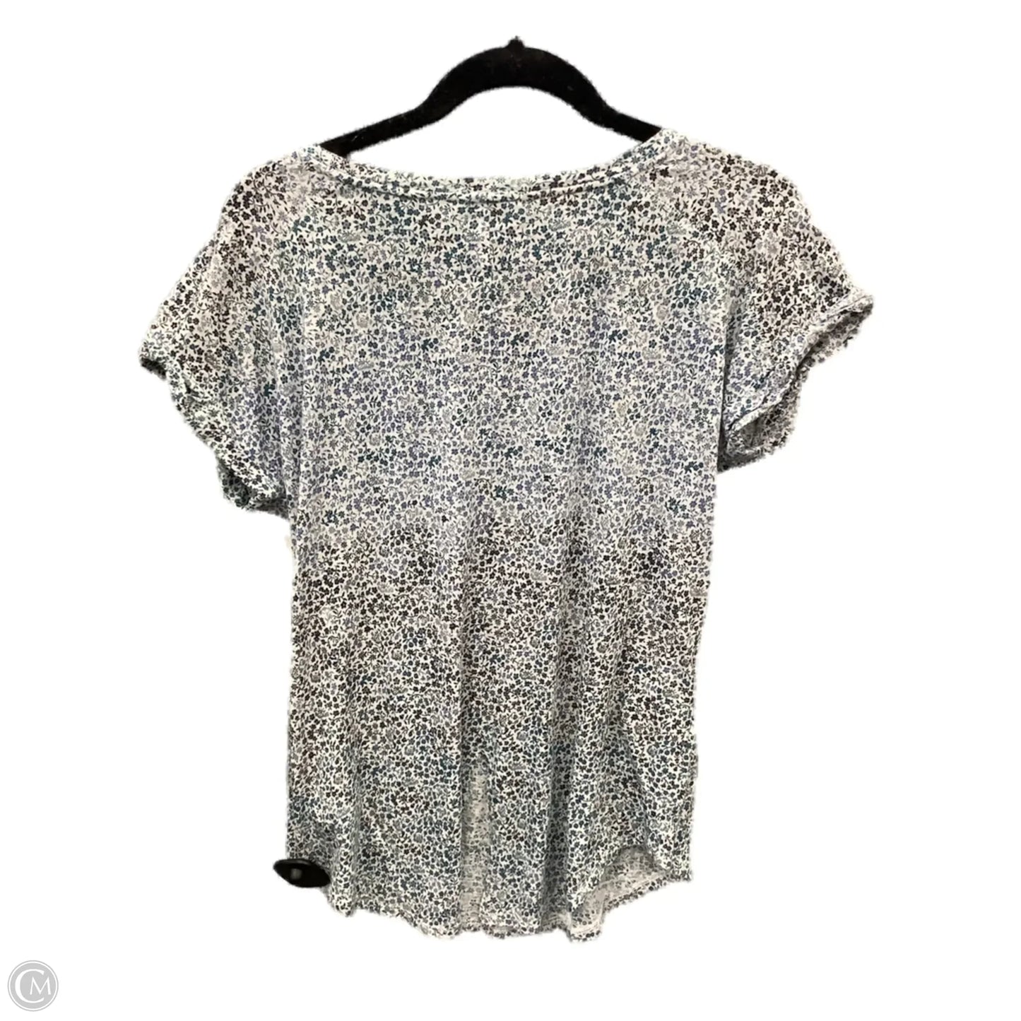 Top Short Sleeve By Lucky Brand In Floral Print, Size: Sp