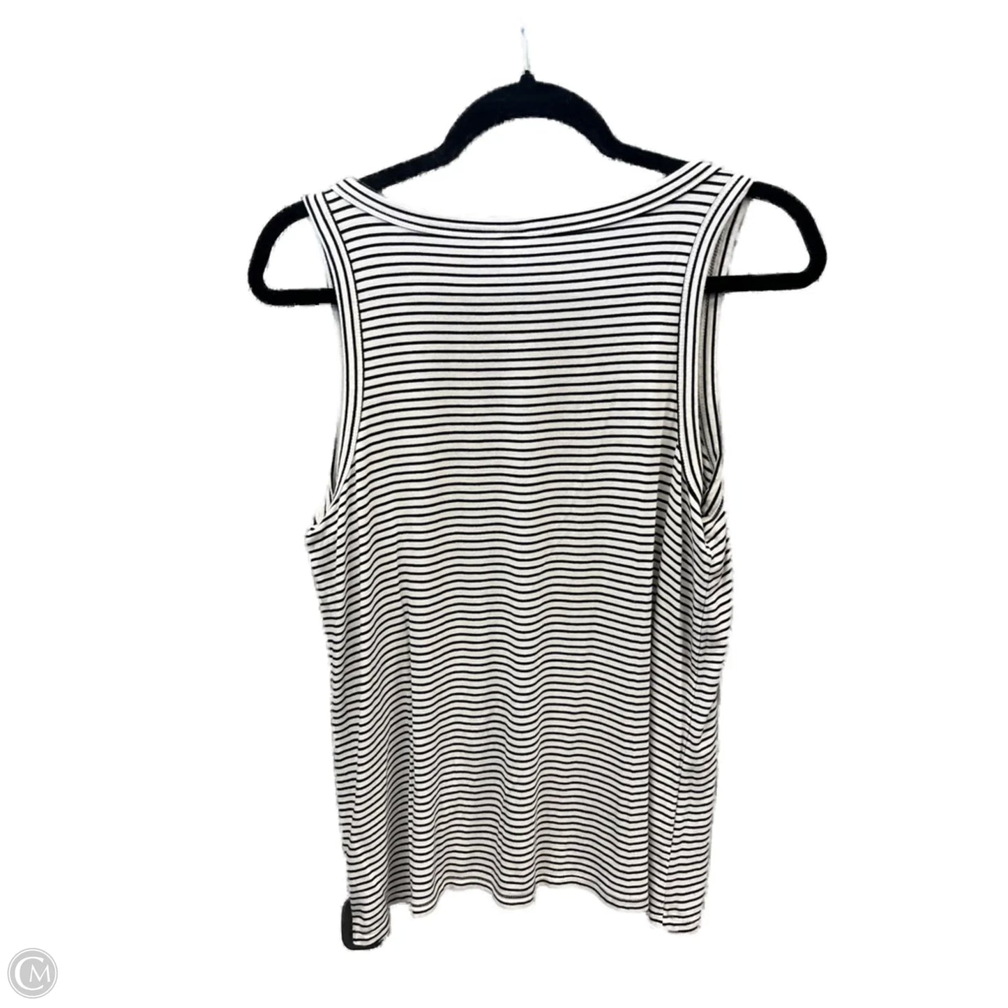 Top Sleeveless By Old Navy In Striped Pattern, Size: M