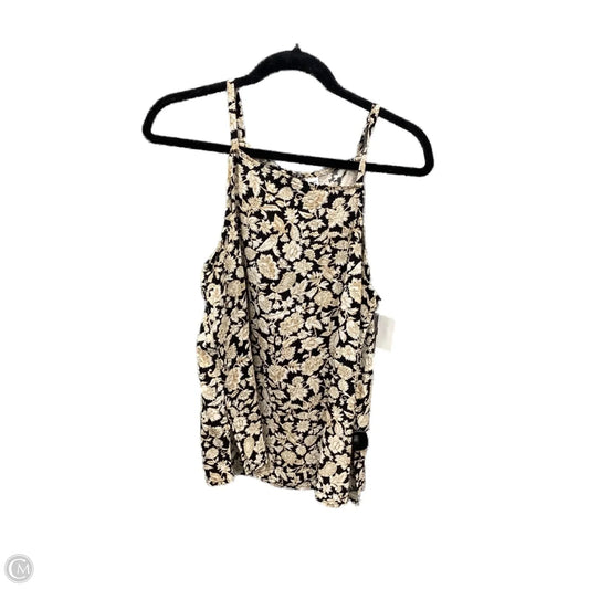 Top Sleeveless By Old Navy In Floral Print, Size: L