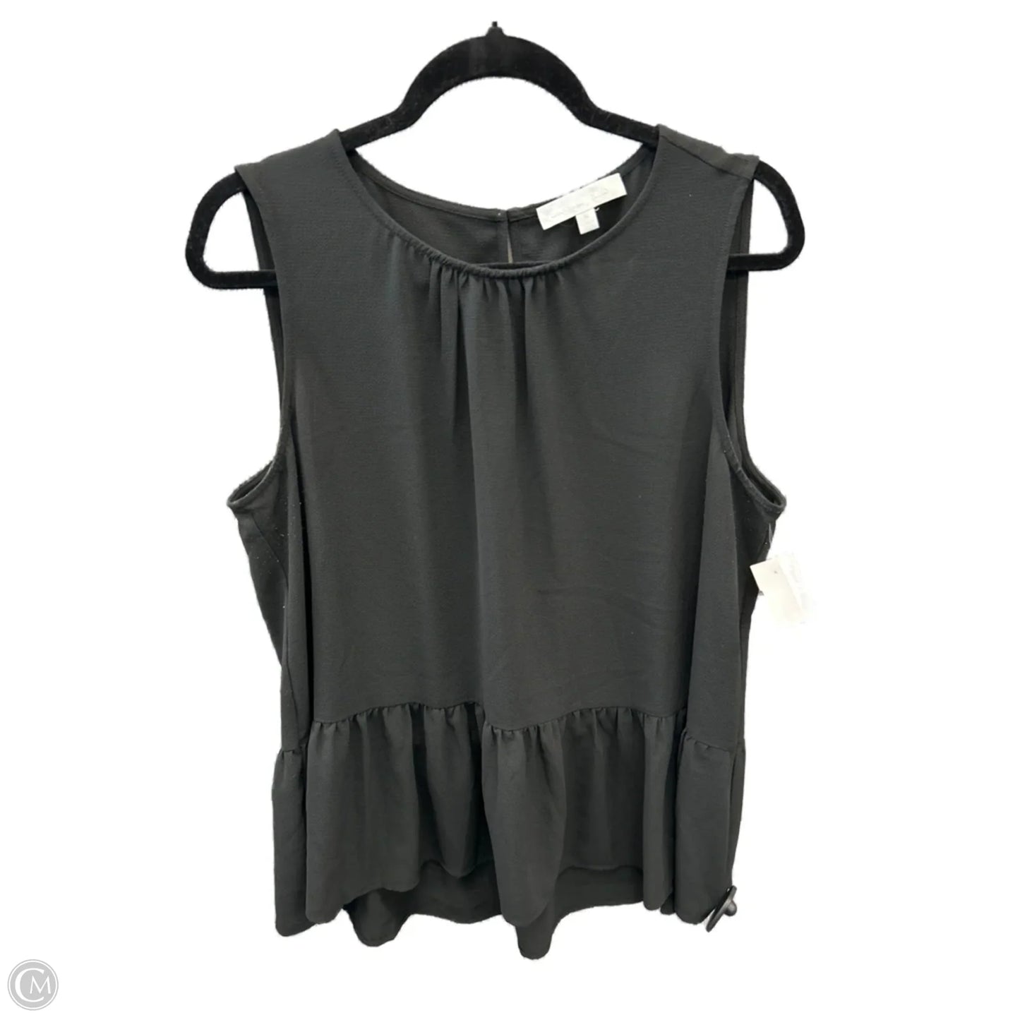 Top Sleeveless By Clothes Mentor In Black, Size: Xl