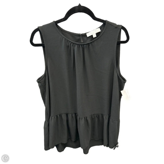 Top Sleeveless By Clothes Mentor In Black, Size: Xl