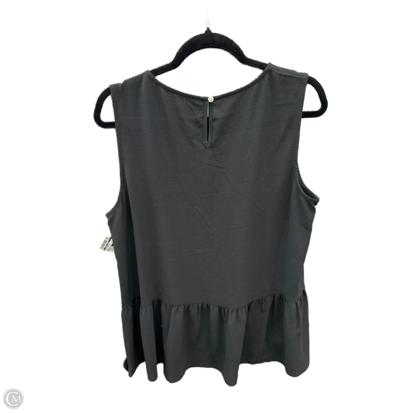 Top Sleeveless By Clothes Mentor In Black, Size: Xl
