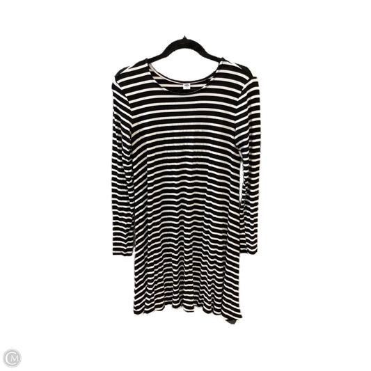 Dress Casual Midi By Old Navy In Striped Pattern, Size: S