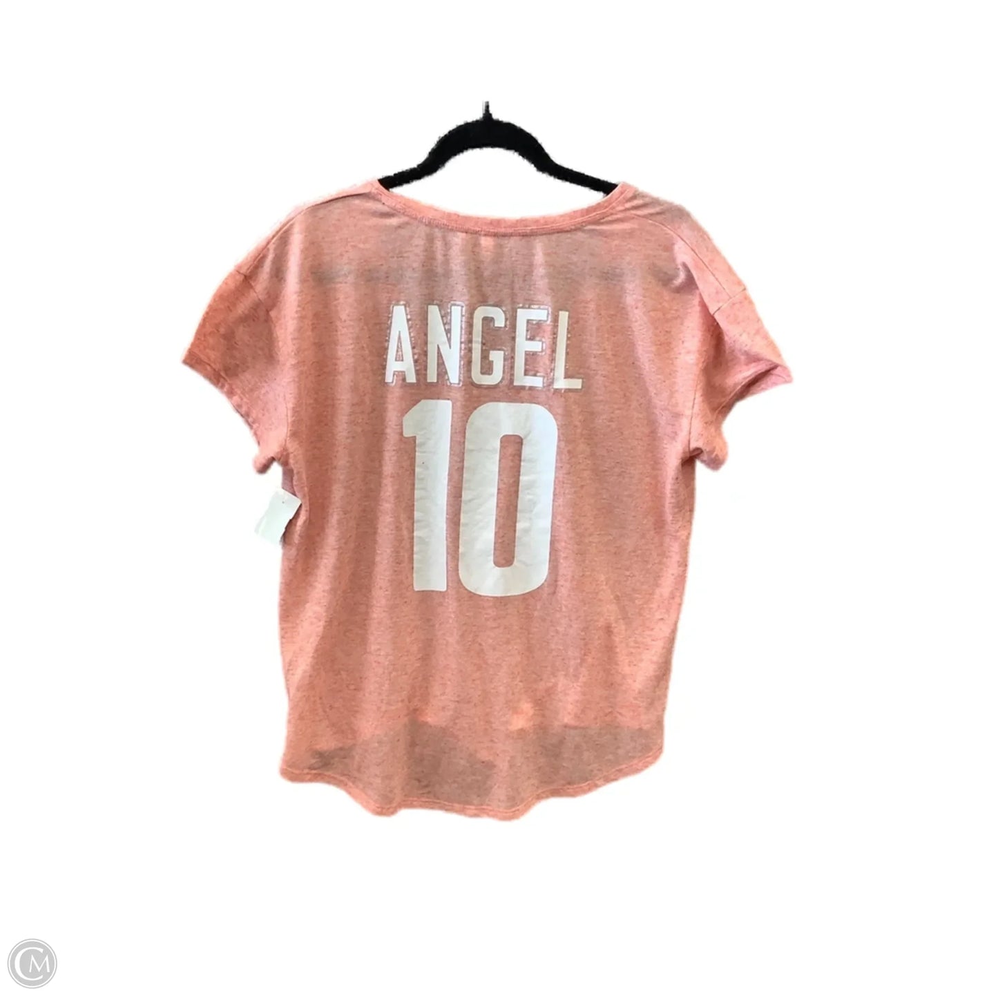 Top Short Sleeve By Victorias Secret In Orange, Size: L