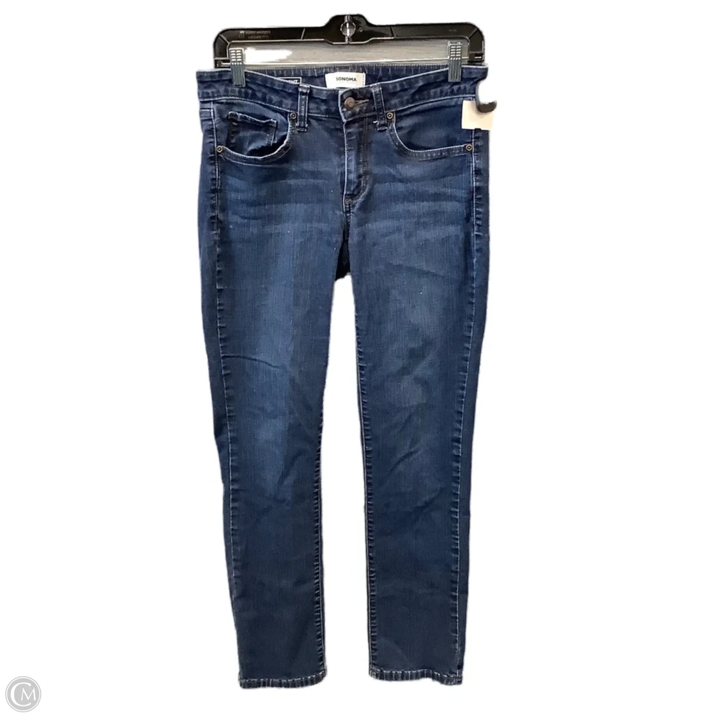 Jeans Straight By Sonoma In Blue Denim, Size: 4