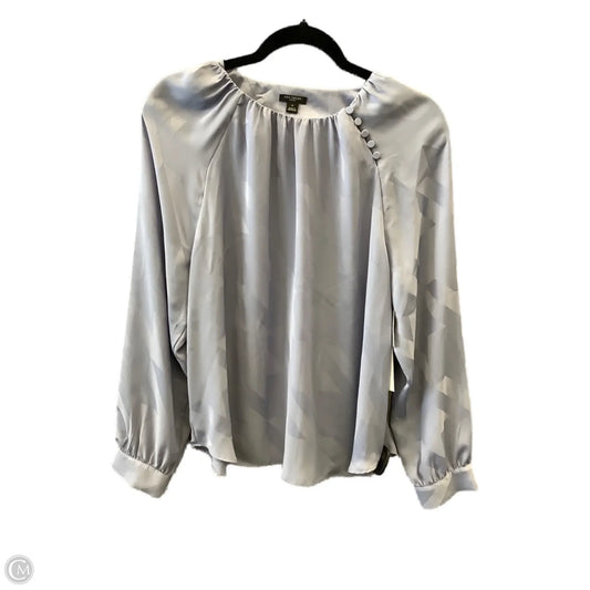 Blouse Long Sleeve By Ann Taylor In Purple, Size: Lp