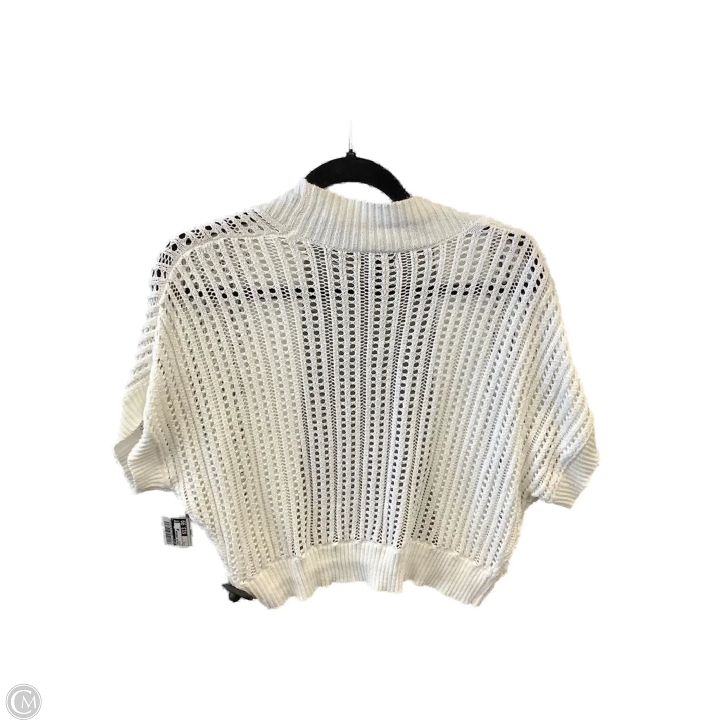 Sweater Cardigan By Apt 9 In White, Size: L