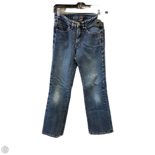 Jeans Straight By Jag In Blue Denim, Size: 2p