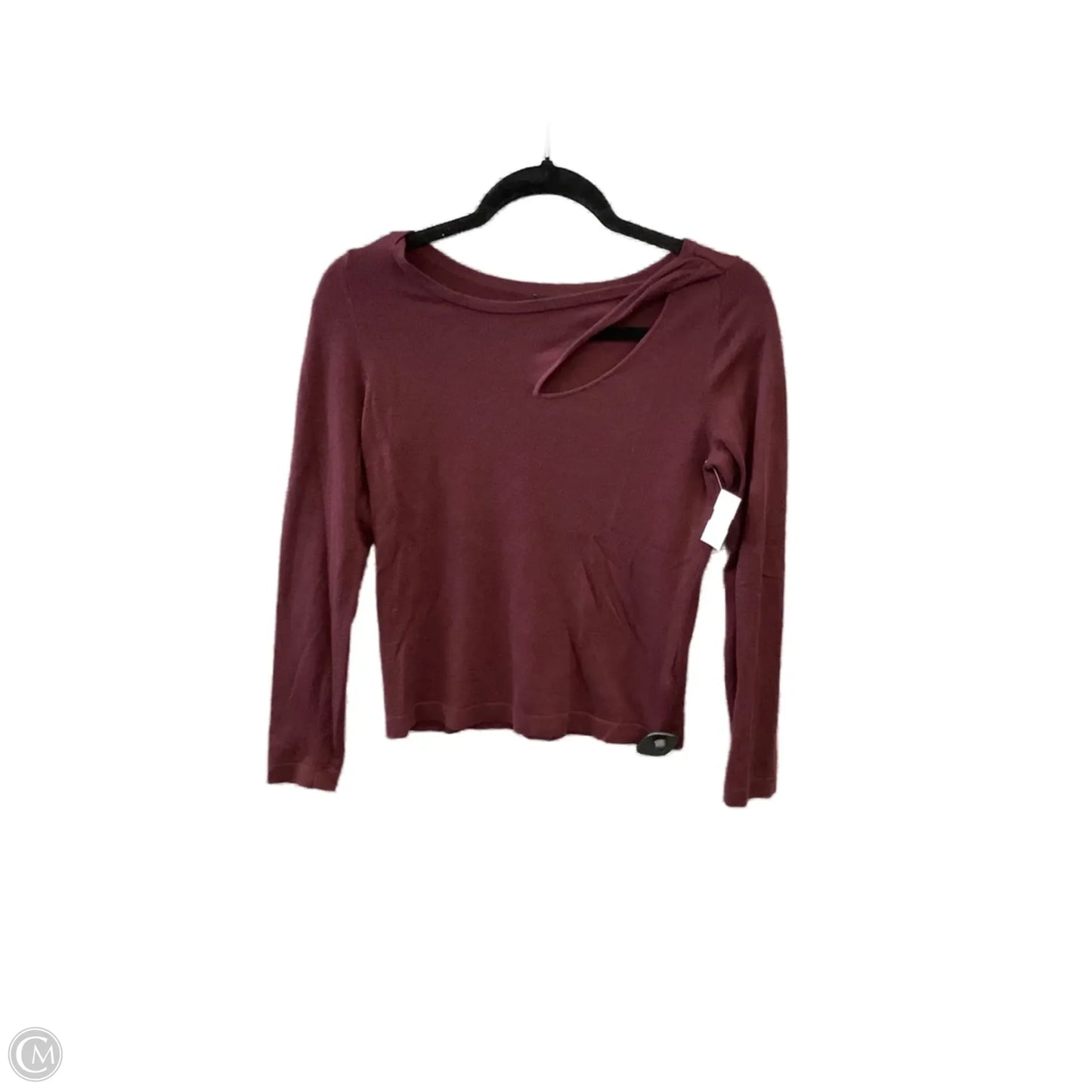 Top Long Sleeve By White House Black Market In Red, Size: Xs