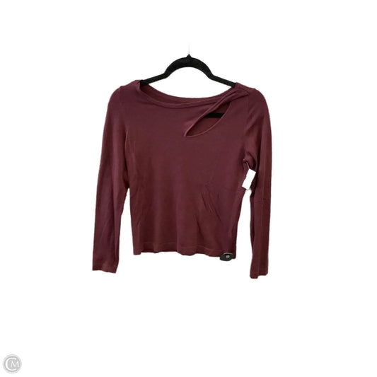 Top Long Sleeve By White House Black Market In Red, Size: Xs