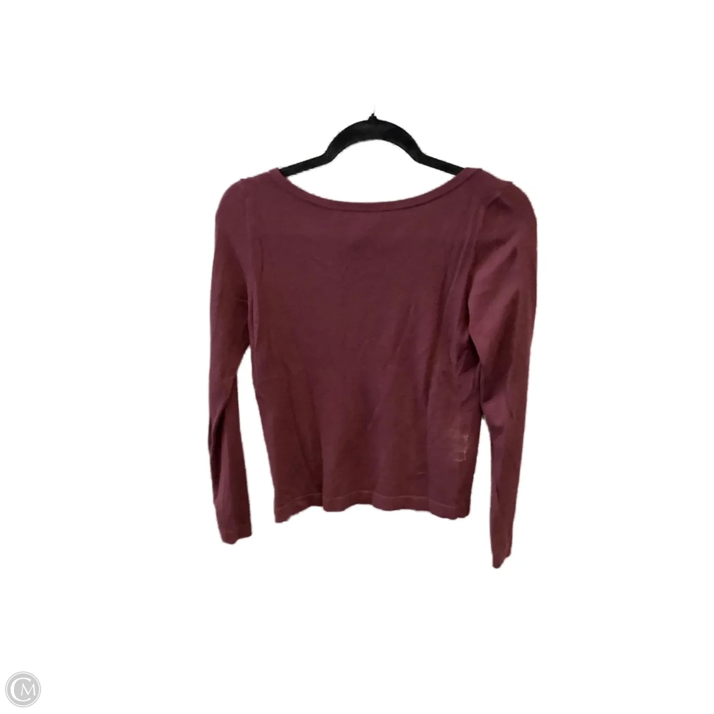 Top Long Sleeve By White House Black Market In Red, Size: Xs
